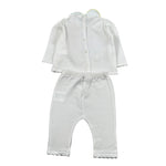 Le Coconne Completo 2 Pezzi Maglia-Leggins per Neonata LCN1412 PANNA LE COCONNE 