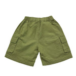 Babe & Tess Bermuda Tinta Unita con Tasconi per Bambino 24518042J VERDE BABE & TESS 