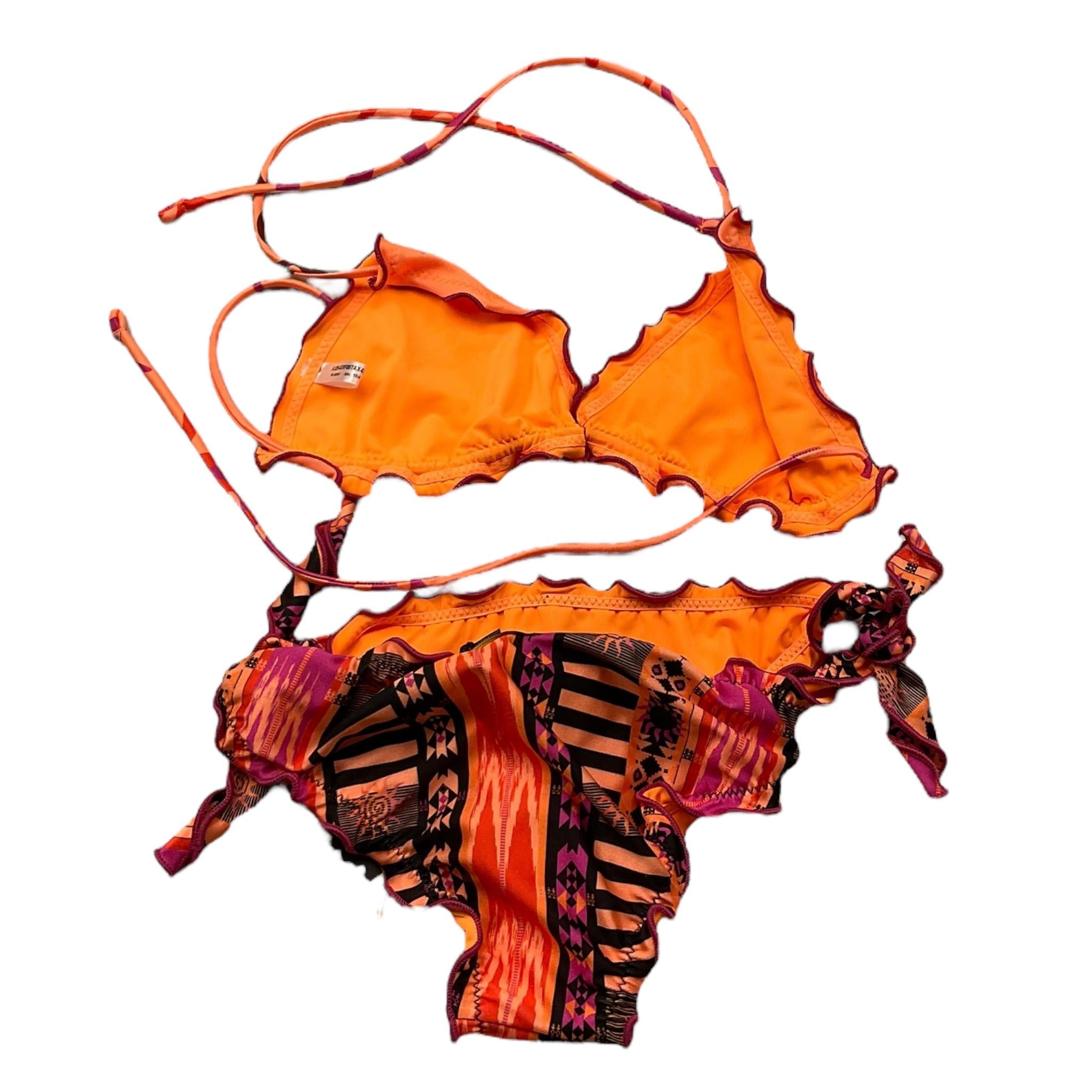 F**K Costume 2 Pezzi Triangolo-Mutandina per Bambina FJ25G1F05TAX45 ARANCIONE F**K 