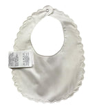 MINI BANDA bavetta tinta unita con stampa Bianco per Neonato 3A305 BIANCO MINI BANDA 