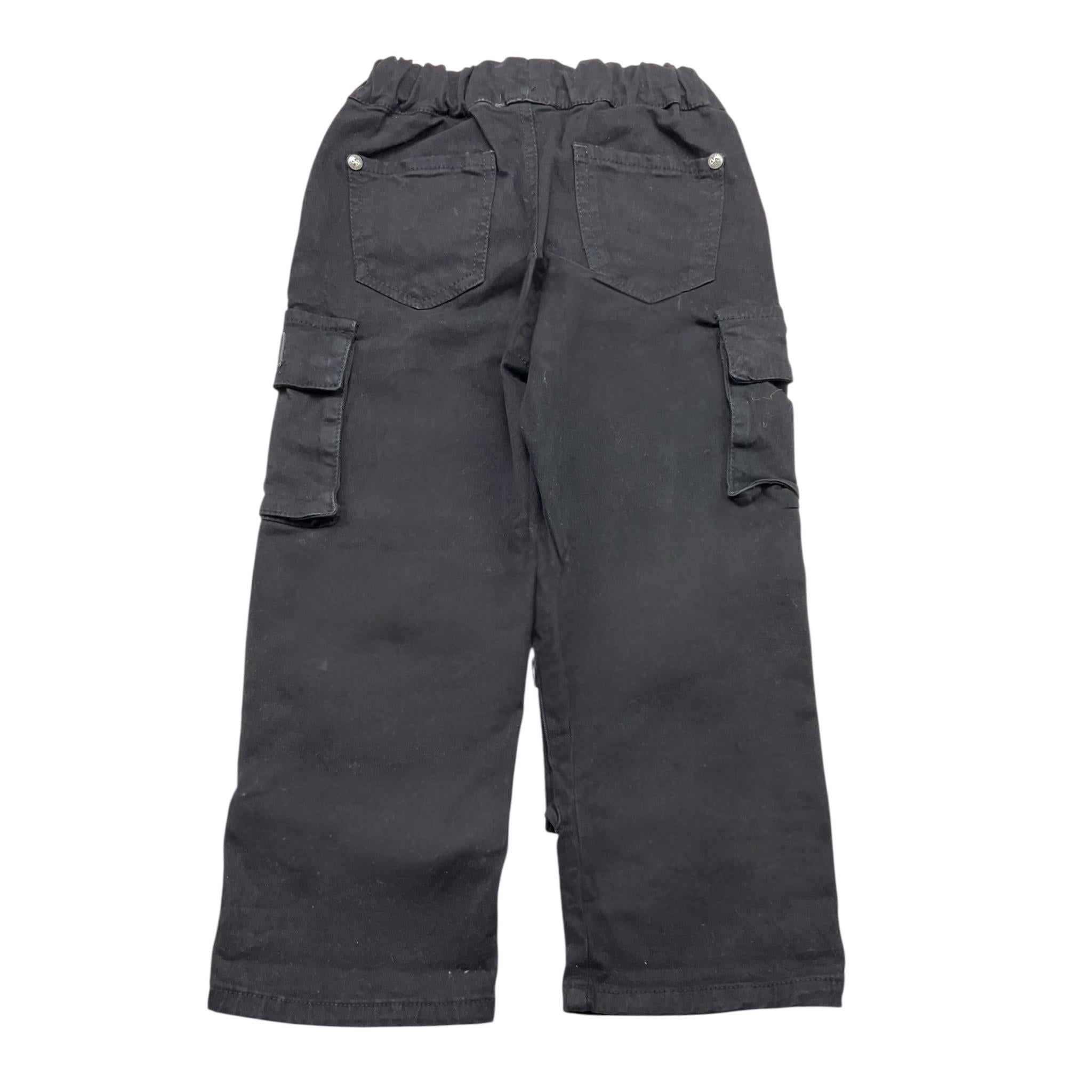 JOHN RICHMOND pantalone tinta unita con elastico in vita Nero per Bambino RBA24160PAXX NERO JOHN RICHMOND 