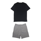 New Balance Completo 2 Pezzi T-Shirt-Bermuda Bicolore per Bambino LAKB0133 NERO/GRIGIO NEW BALANCE 