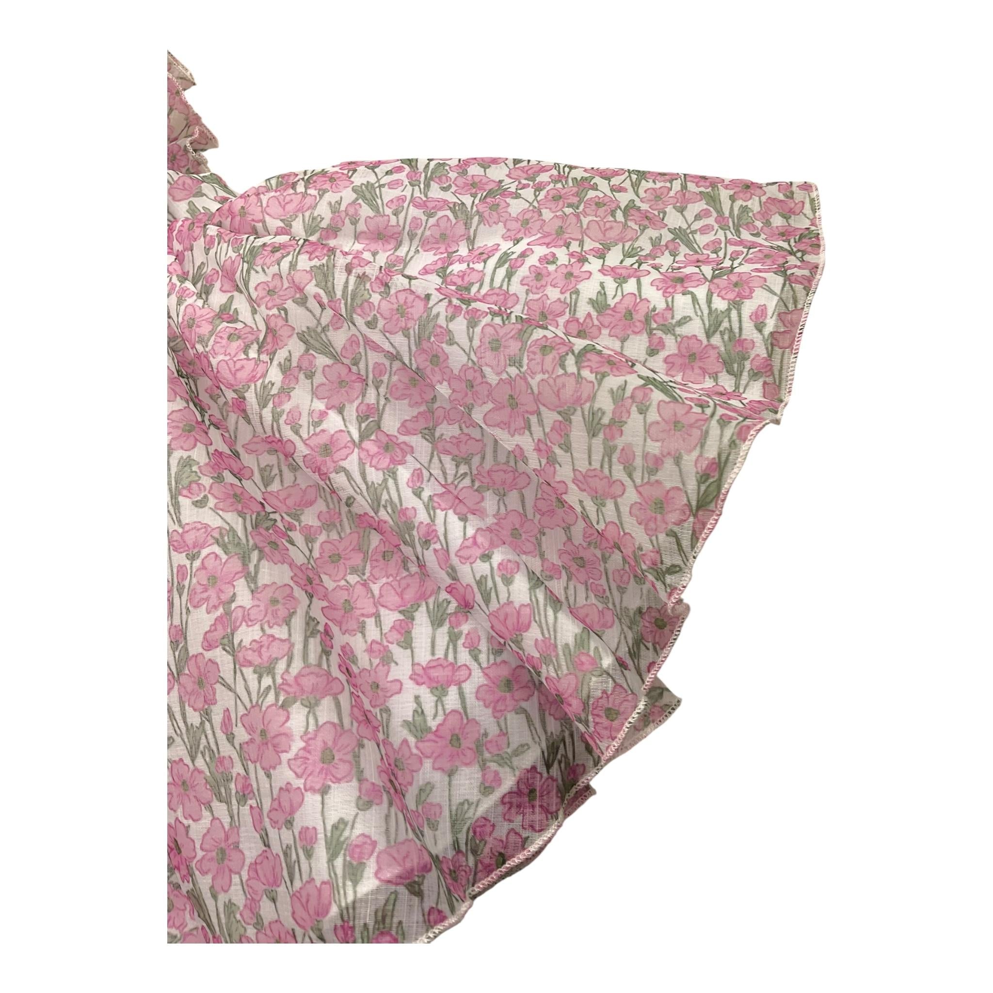 Ninnaoh Abito Tinta Unita con Stampa Fiori per Neonata E25AB70 BIANCO NINNAOH 