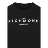 John Richmond Felpa Chiusa Girocollo Tinta Unita con Logo per Bambino RBP25005FE NERO JOHN RICHMOND 