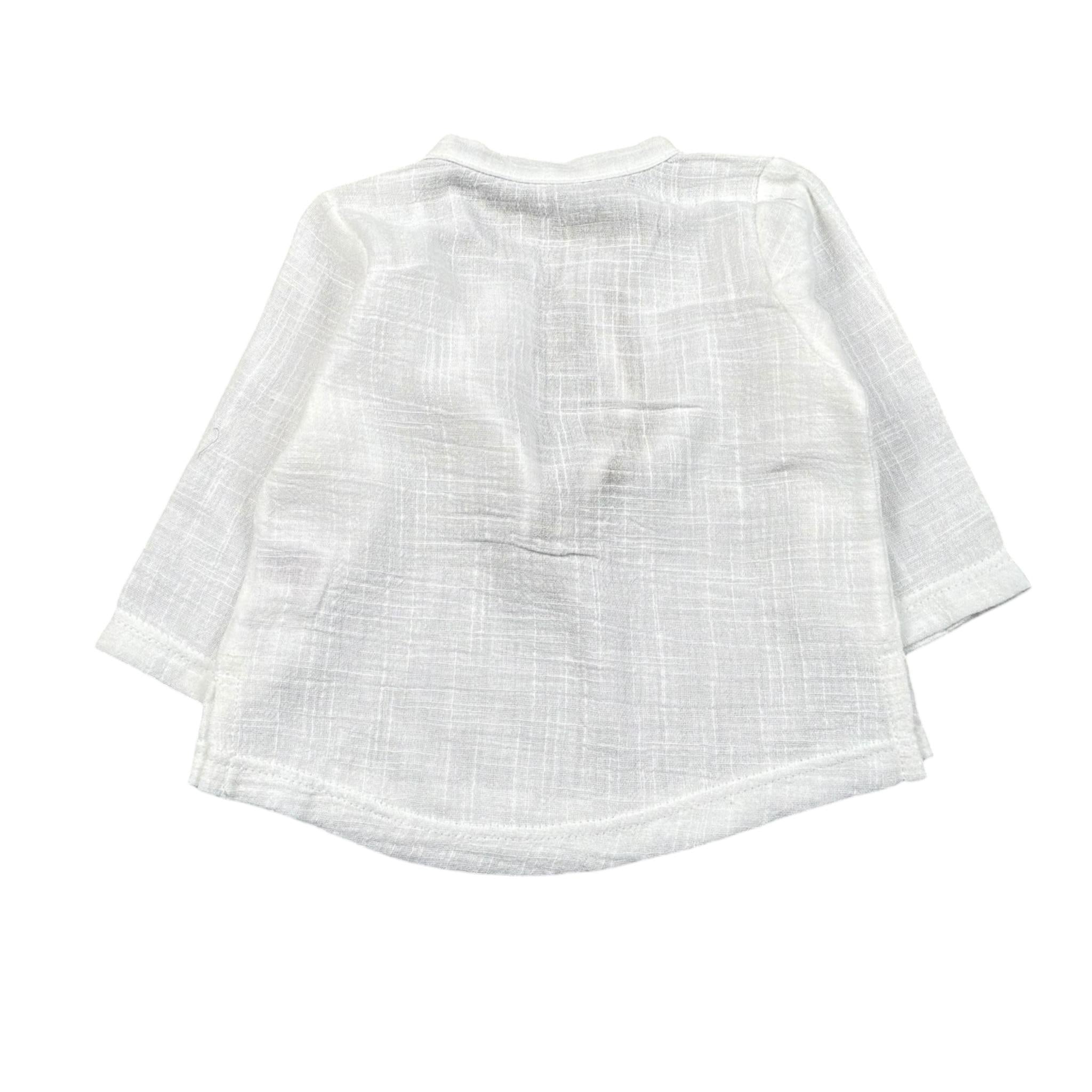 Babyvip Camicia Tinta Unita con Bottoni per Neonato T1303 BIANCO BABYVIP 