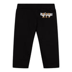 MOSCHINO completo 2 pezzi felpa-pantalone tinta unita Nero per Bambino MUK04YX NERO MOSCHINO 