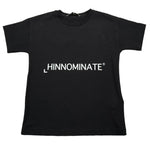 Hinnominate T-Shirt Girocollo Tinta Unita con Stampa per Bambino 3636M00012 NERO HINNOMINATE 