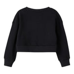 NAME IT felpa tinta unita girocollo con stampa Nero per Bambina 13207638 NERO NAME IT 