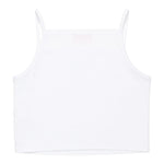 Diesel Canotta Bretelline Tinta Unita con Stampa Brillantinata per Bambina J02201 BIANCO DIESEL 