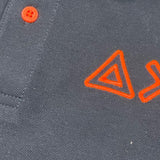 Suns68 Polo Mezza Manica Tinta Unita con Stampa per Bambino A35322 NERO SUNS68 