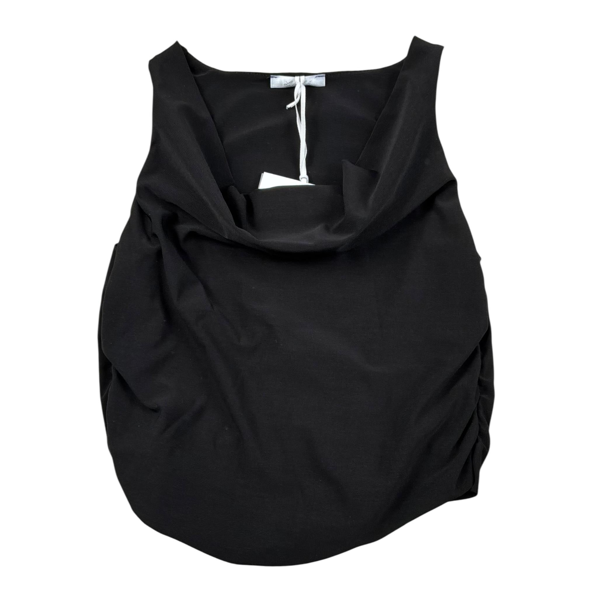 Lu Lu By Miss Grant Canotta Tinta Unita Giromanica per Bambina LL2772 NERO LU LU BY MISS GRANT 