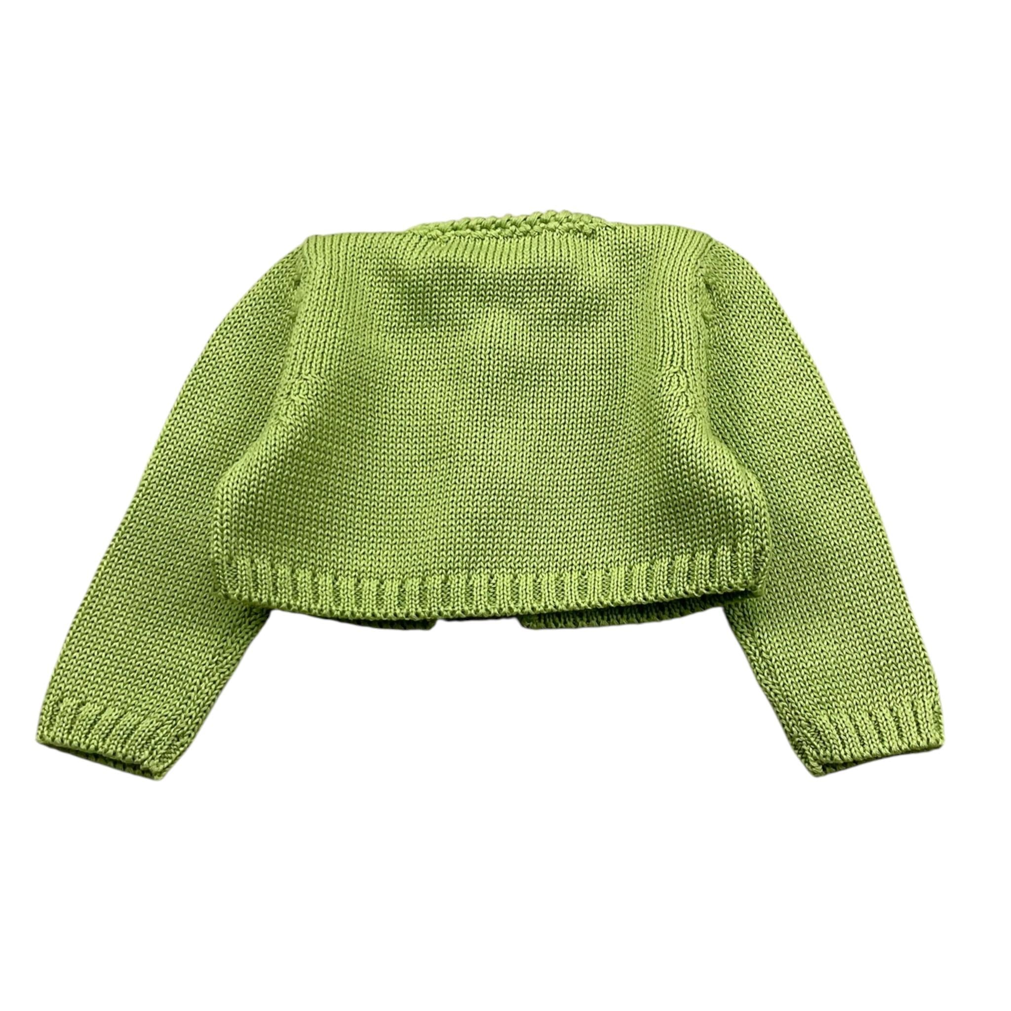 Gughelino Coprispalle Tinta Unita con Bottone per Neonata 932 VERDE GUGHELINO 