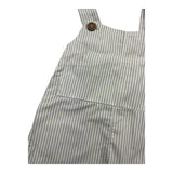 Wedoble Salopette Fantasia A Righe Bianco/Azzurro Per Neonato