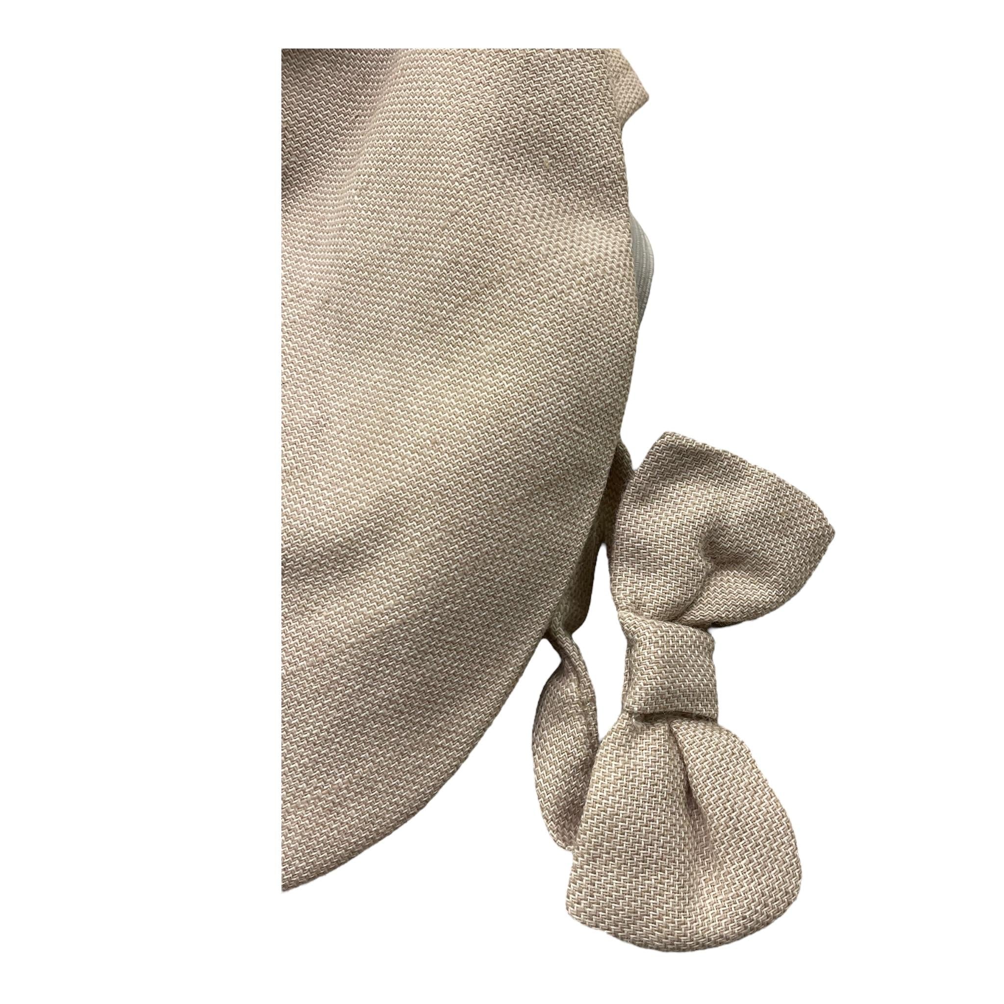 Mayoral Cappello Tinta Unita con Papillon per Neonato 9879 BEIGE MAYORAL 