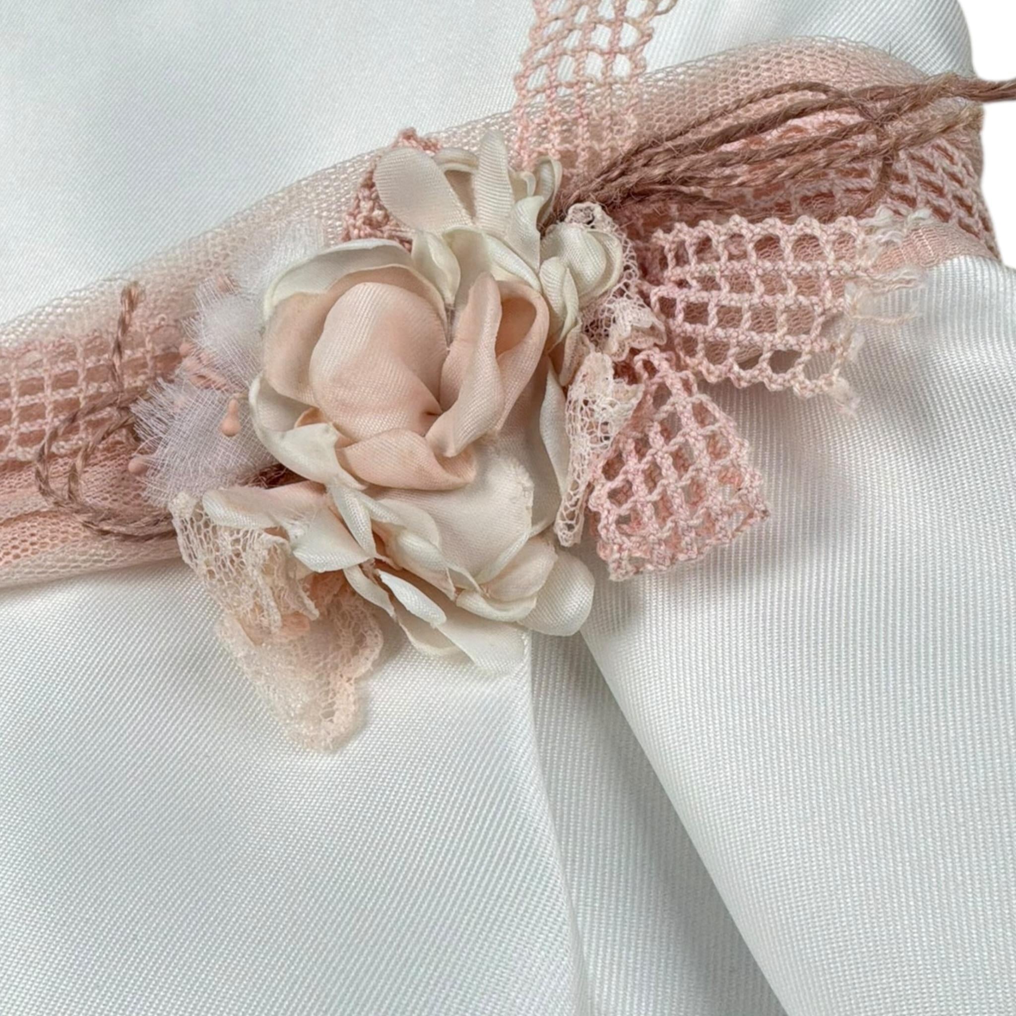 Amaya Abito Mezza Manica Tinta Unita con Tulle per Bambina 591014 BIANCO AMAYA 