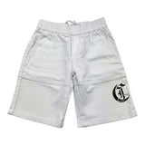 Just Cavalli Bermuda Tinta Unita con Stampa Bianco per Bambino