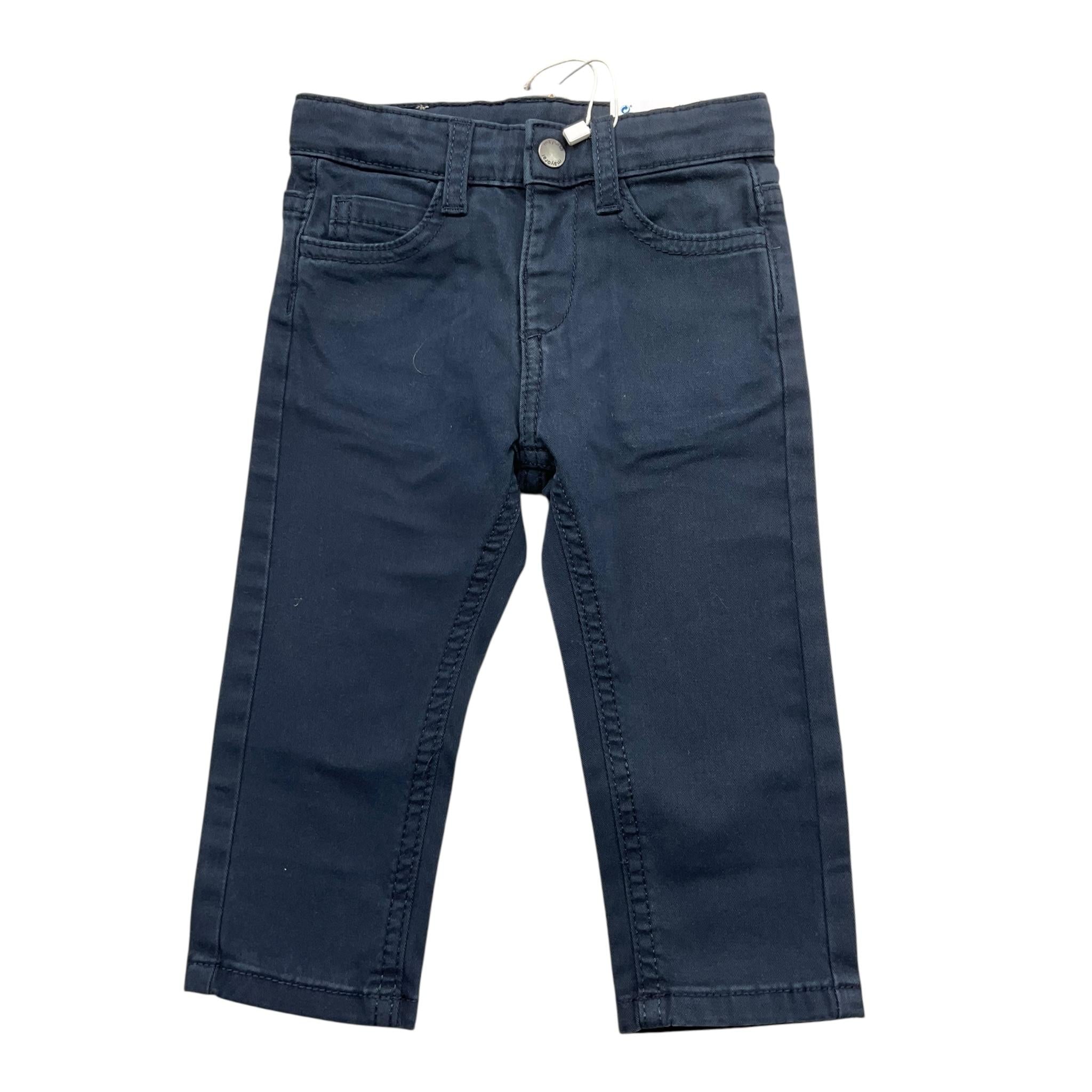 MAYORAL pantalone tinta unita con girovita regolabile Blu per Neonato 563 BLU MAYORAL 