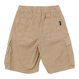 Aspesi Bermuda Modello Cargo Tinta Unita Con Elastico In Vita Beige Per Bambino