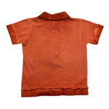 Please Polo Mezza Manica Tinta Unita Arancione Per Neonato