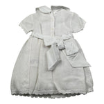 Le Coconne Abito Mezza Manica Traforato per Neonata LCN1937 BIANCO LE COCONNE 