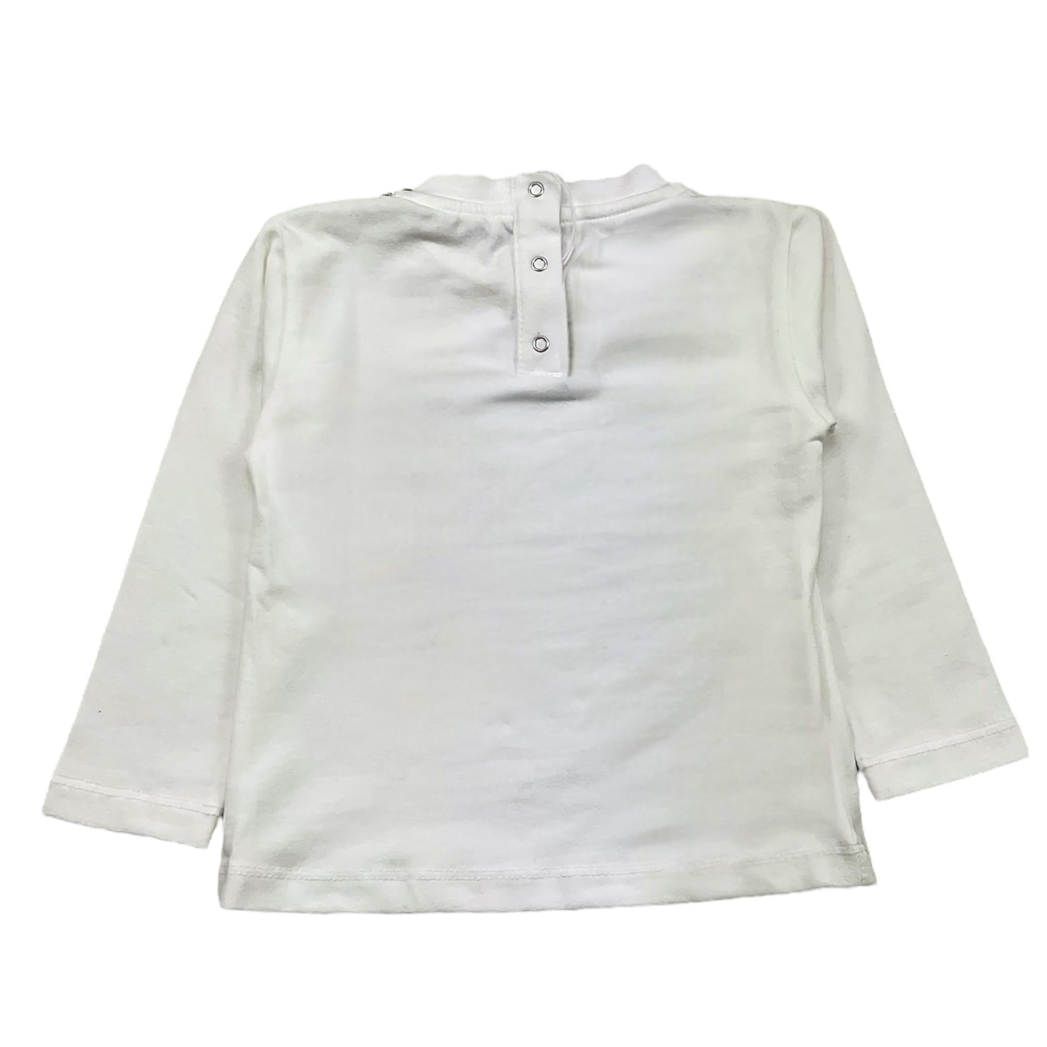 U+è BY MISS GRANT shirt tinta unita girocollo cn strass Bianco per Neonata UE1569N BIANCO U+è BY MISS GRANT 