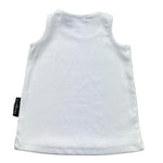 John Richmond Canotta Gircllo Tinta Unita con Logo per Neonato RIP26037CN BIANCO JOHN RICHMOND 