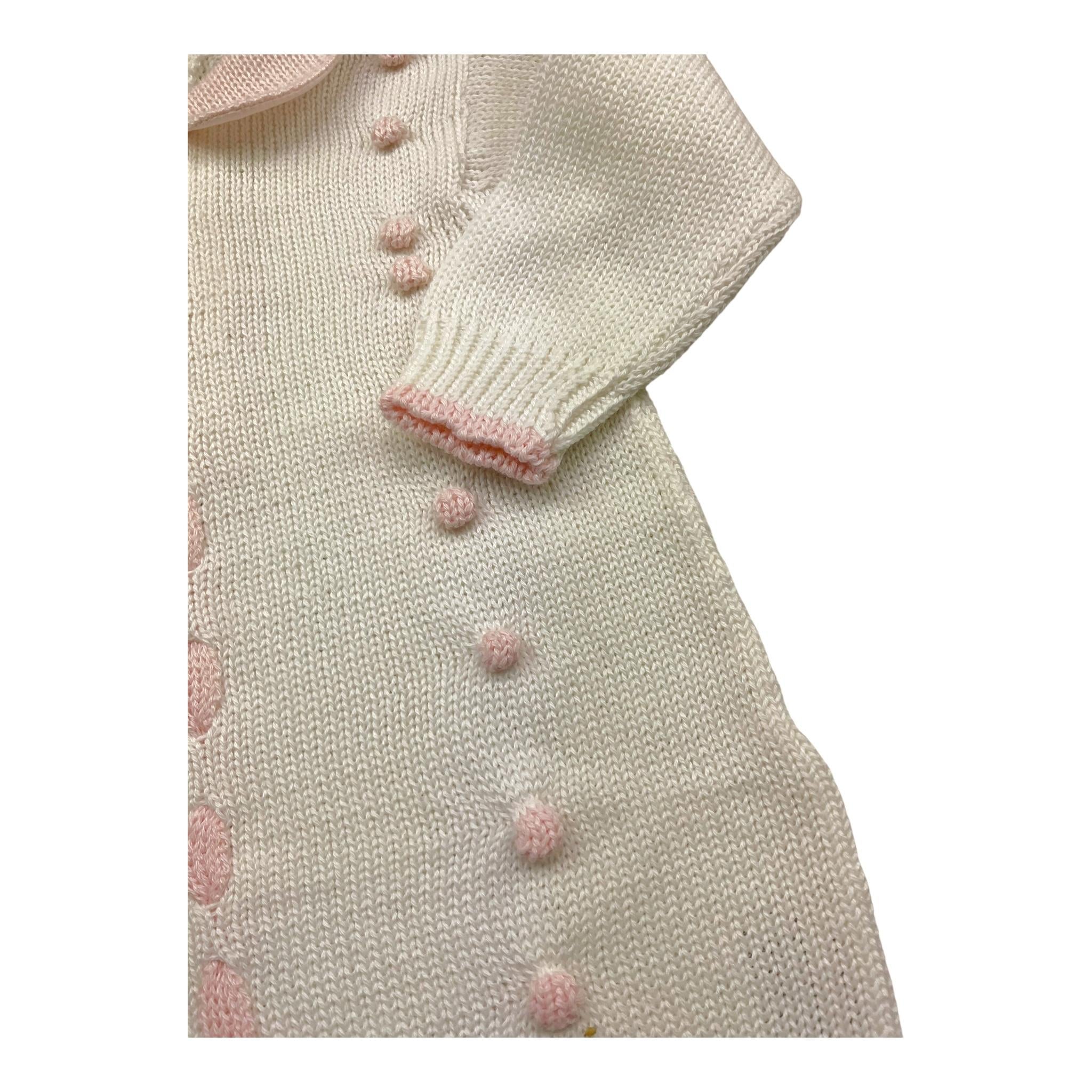 PICCOLA GIUGGIOLA tutina tinta unita con applicazioni in contrasto Bianco per Neonata MIRTO BIANCO PICCOLA GIUGGIOLA 