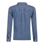 TOMMY HILFIGER camicia in denim tinta unita con tasche Blu per Bambino KB0KB08519 BLU TOMMY HILFIGER 