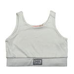 Imperial Top Giromanica Tinta Unita con Logo per Bambina M23070G75 BIANCO IMPERIAL 