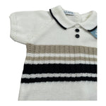 Juliana Pagliaccetto Mezza Manica Tinta Unita per Neonato 25161 PANNA JULIANA 