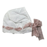 Marlu' Cappell Tinta Unita con Ricami per Neonata EP28CU BIANCO MARLU' 