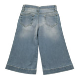 M+E' Jeans Tinta Unita Modello Palazzo per Bambina UE1706 AZZURRO M+E' 
