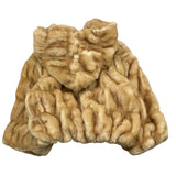 NANAN pelliccia tinta unita con zip e cappuccio Beige per Neonata I2454224BE BEIGE NANAN 