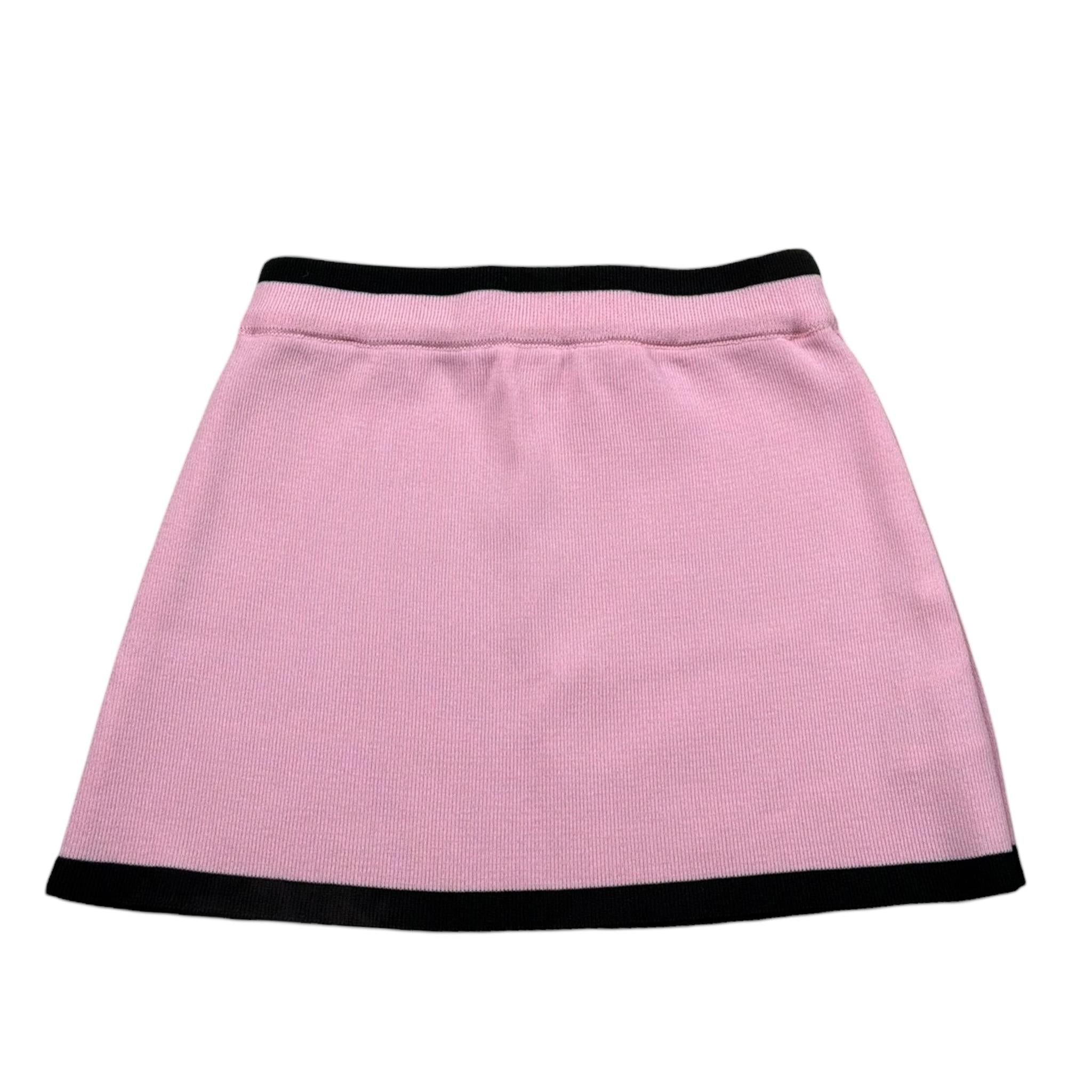 Vicolo Gonna Tinta Unita con Profilo In Contrasto per Bambina 3146W00302 ROSA VICOLO 