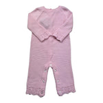 Le Bebe Tutina Manica Lunga Tinta Unita per Neonata LBG6276 ROSA LE BEBE 