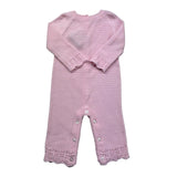 Le Bebe Tutina Manica Lunga Tinta Unita per Neonata LBG6276 ROSA LE BEBE 