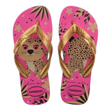 Havaianas Infradito Tinta Unita Con Fantasia  Fuxia Per Bambina