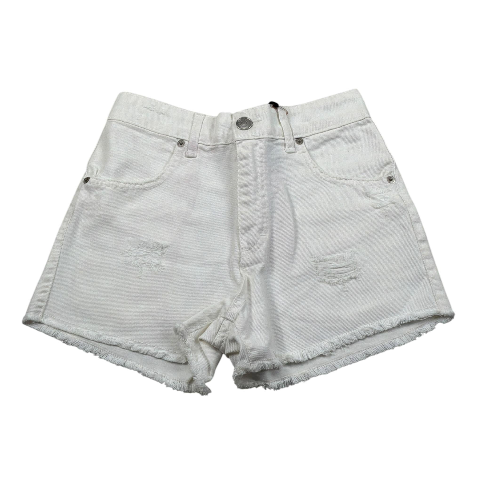 Aniye By Girl Short In Denim tinta unita Bianco per Bambina P11115039 BIANCO ANIYE BY GIRL 