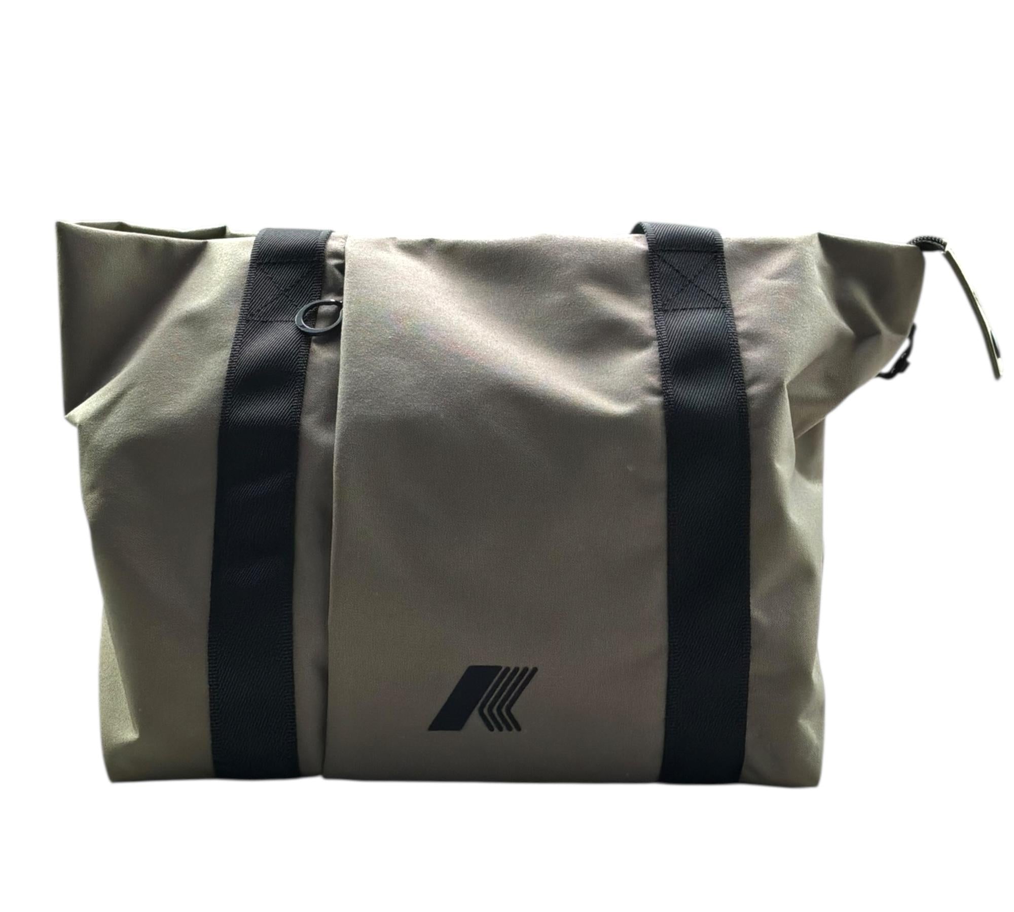 K-Way Borsa Tinta Unita con Logo per Bambina K41327W VERDE K-WAY 