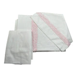 Baby Vip Set Lenzuola 3 Pezzi  per Neonata T1382 BIANCO BABY VIP 