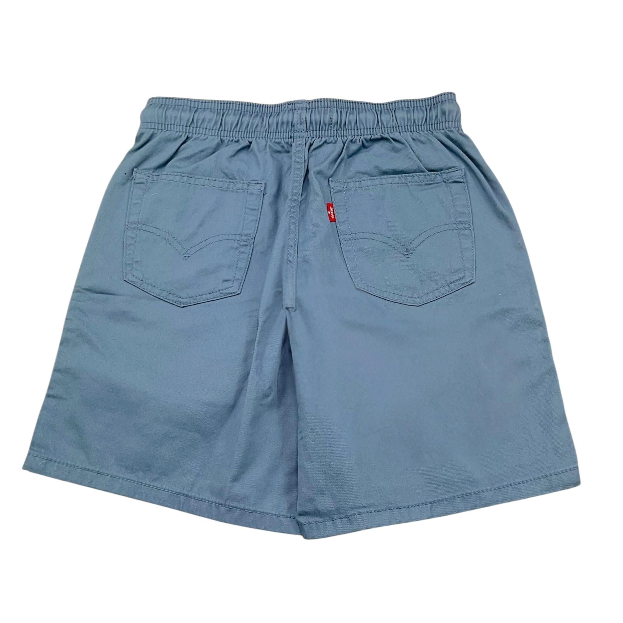 Levi'S Bermuda Tinta Unita con Elastico In Vita per Bambino 9EH006 BLU LEVI'S 
