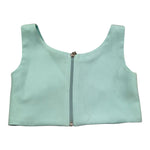 Petit Posh Top Giromanica Tinta Unita per Bambina GFBS25070TP VERDE ACQUA PETIT POSH 