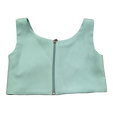 Petit Posh Top Giromanica Tinta Unita per Bambina GFBS25070TP VERDE ACQUA PETIT POSH 