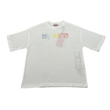 Cesare Paciotti T-Shirt Girocollo tinta unita con Stampa Bianco per Bambino TSP5102J BIANCO CESARE PACIOTTI 