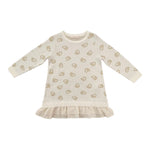 LIU JO abit manica lunga tinta unita con stampe in contrasto Panna per Neonata GF4041 PANNA LIU JO 