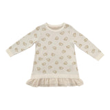 LIU JO abit manica lunga tinta unita con stampe in contrasto Panna per Neonata GF4041 PANNA LIU JO 