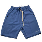 Chiodi Milano Bermuda Tinta Unita Con Elastico In Vita Blu Per Bambino