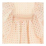 Abel & Lula Abito Tinta Unita Traforato per Neonata 5009 PESCA ABEL & LULA 