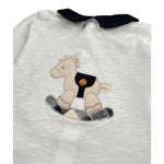 Lalalu' Completo 2 Pezzi Shirt-Ghettina per Neonato CPL6P BIANCO LALALU' 