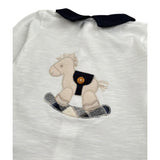 Lalalu' Completo 2 Pezzi Shirt-Ghettina per Neonato CPL6P BIANCO LALALU' 